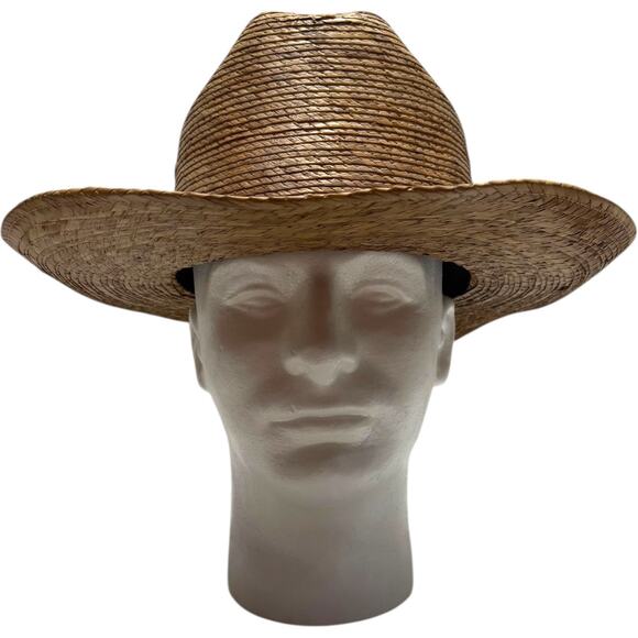 GoldCoast Sunwear Peter Grimm Straw Western Hat Bull Natural OSFM - Picture 4 of 8